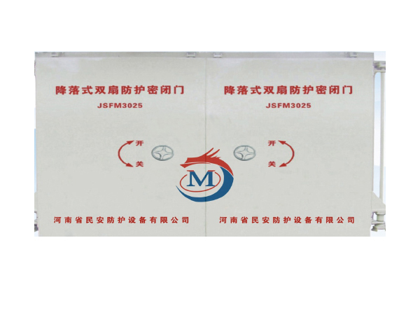 降落式双扇防护密闭门